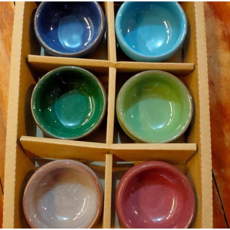 Rainbow Ceramic Chinese Tea Cup