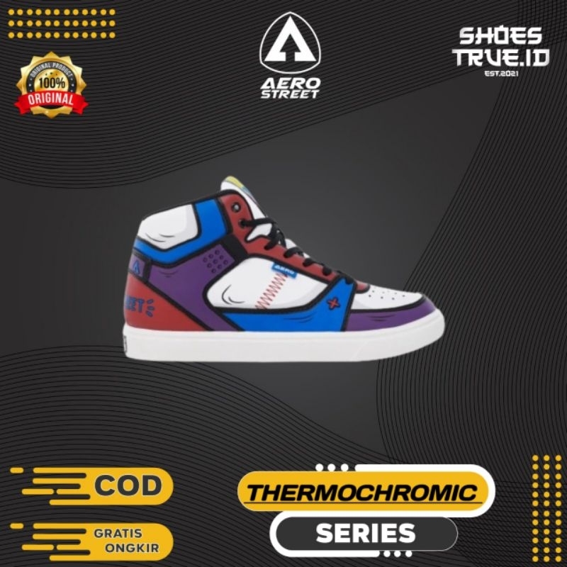 [ ORIGINAL LIMITED EDITION ] AEROSTREET HOOPS 2D THERMOCHROMIC SERIES // AEROSTREET X PADDLE POP X W