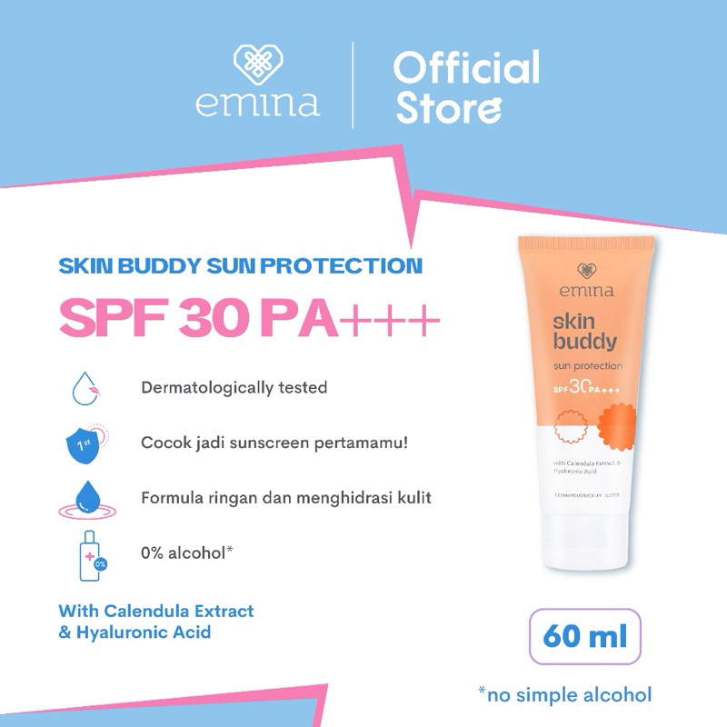EMINA SUNSCREEN SKIN BUDDY SPF30 SUN BATTLE SPF30 dan SPF45
