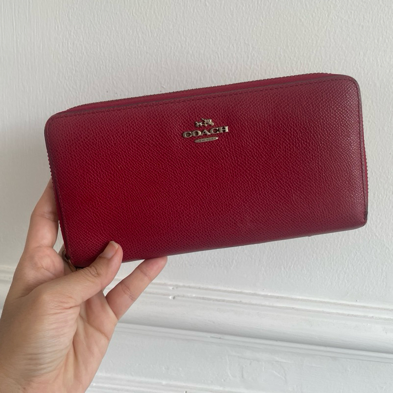 preloved authentic coach wallet