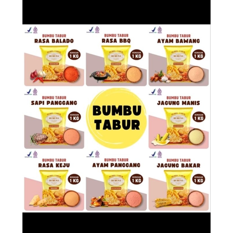 

Bumbu Tabur Aneka Rasa 1kg