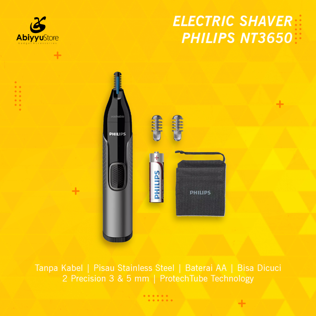 Alat Cukur Elektrik Philips NT3160 Mesin Pencukur Bulu Hidung Alis Electric Shaver