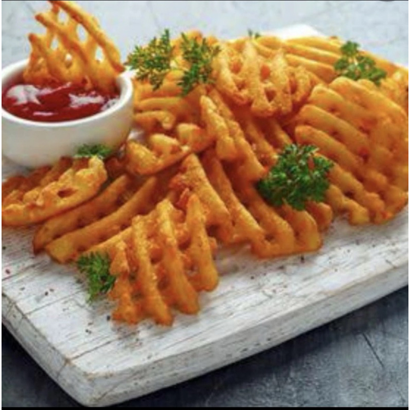 

Kentang Waffle | Curly fries | Wedges Premium Quality