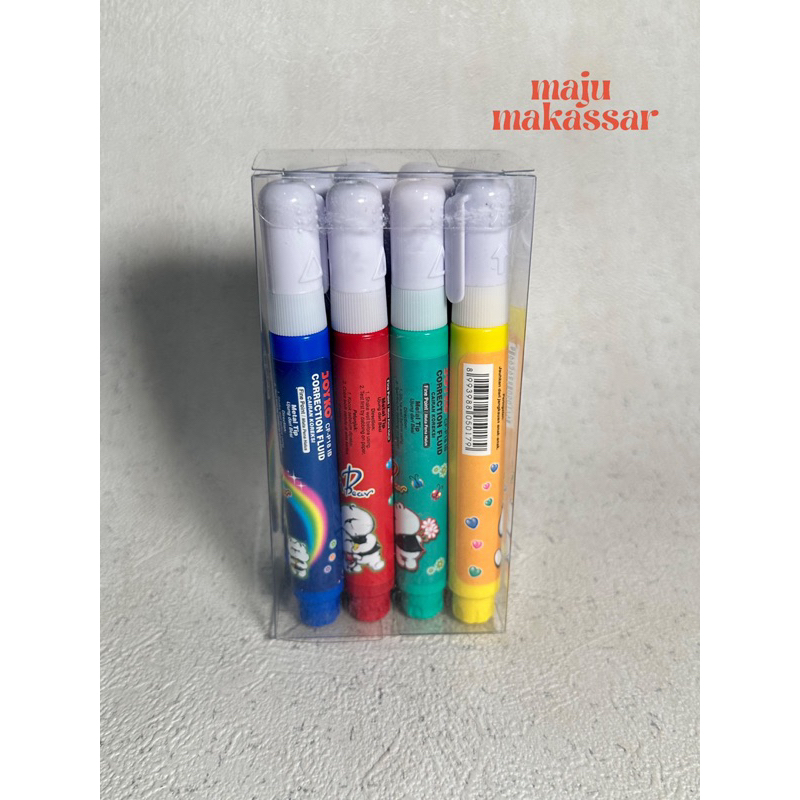 

Tipx cair joyko / Correction pen joyko CF P18 IB ( LUSIN / 12 PCS )