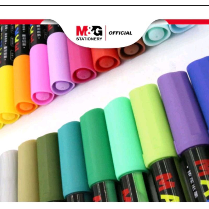 

M&G SPIDOL ACRYLIC / ACRILIK MARKER / SPIDOL LUKIS KUALITAS PREMIUM