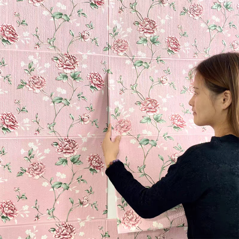 Wallpaper Dinding Foam 3D Motif  Wallfoam MewahTermurah Wallpaper Dinding Kamar Tidur 3D Foam Aesthe