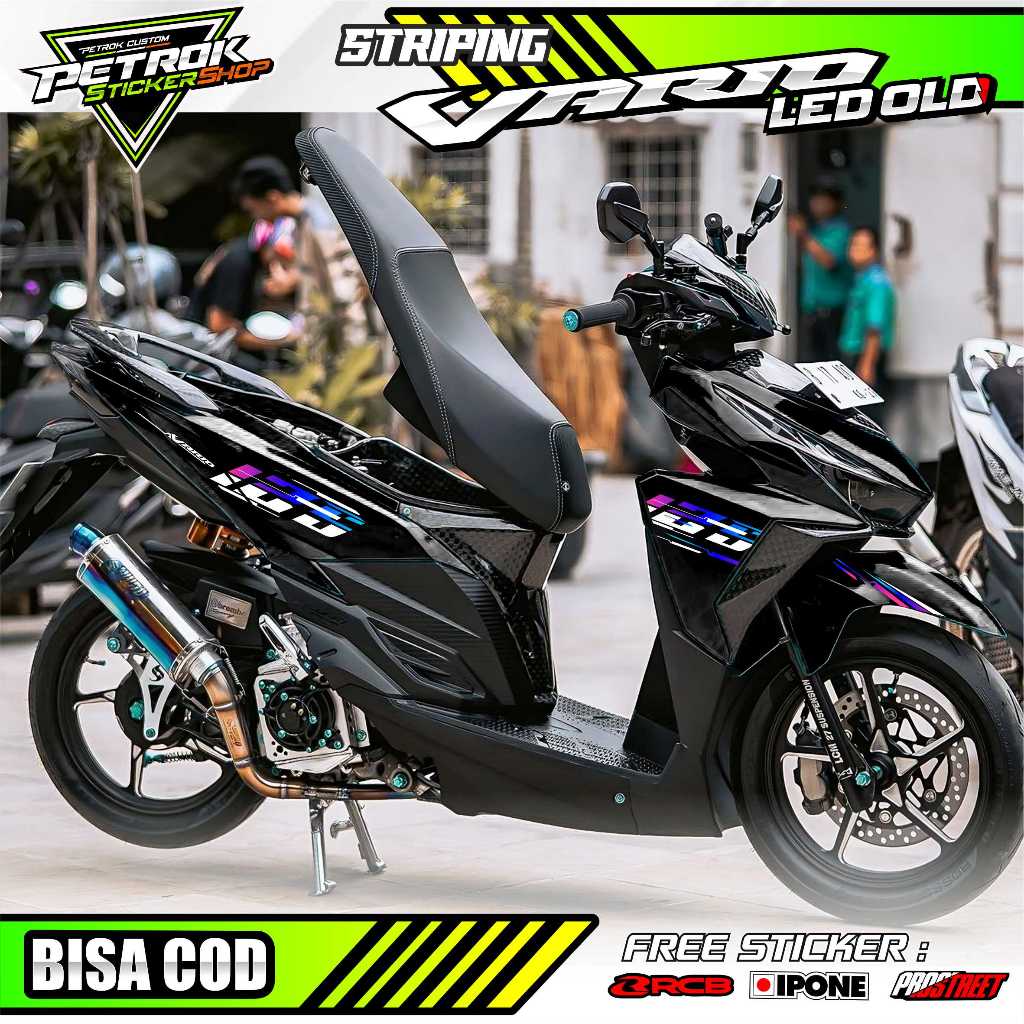 STRIPING VARIASI MOTOR VARIO 125 LED OLD/ STICKER LIST VARIASI HONDA VARIO 125 LED OLD