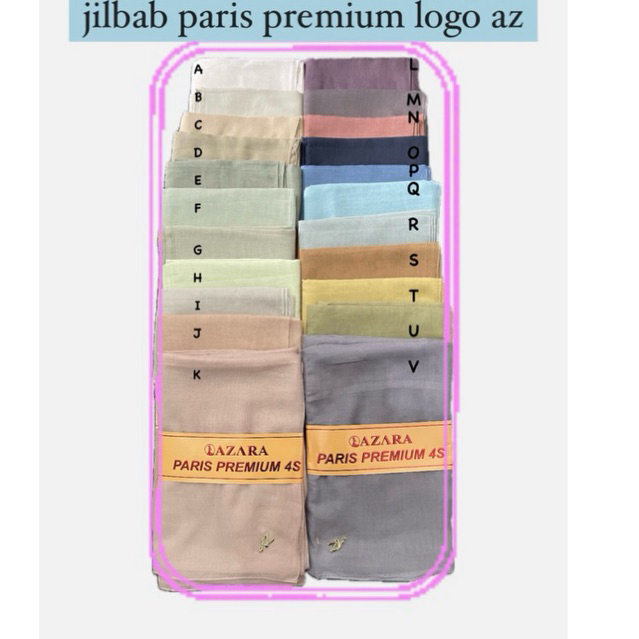 Jilbab Azara paris premium