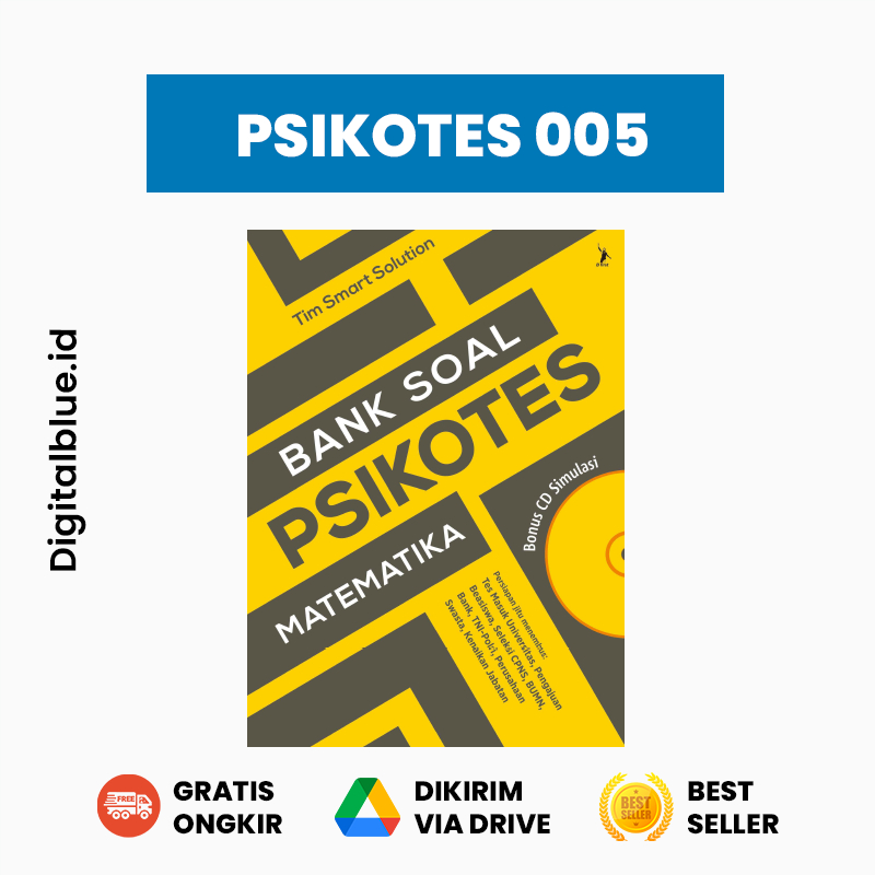 

[READY] BANK SOAL PSIKOTES MATEMATIKA / KODE PSIKOTES 005