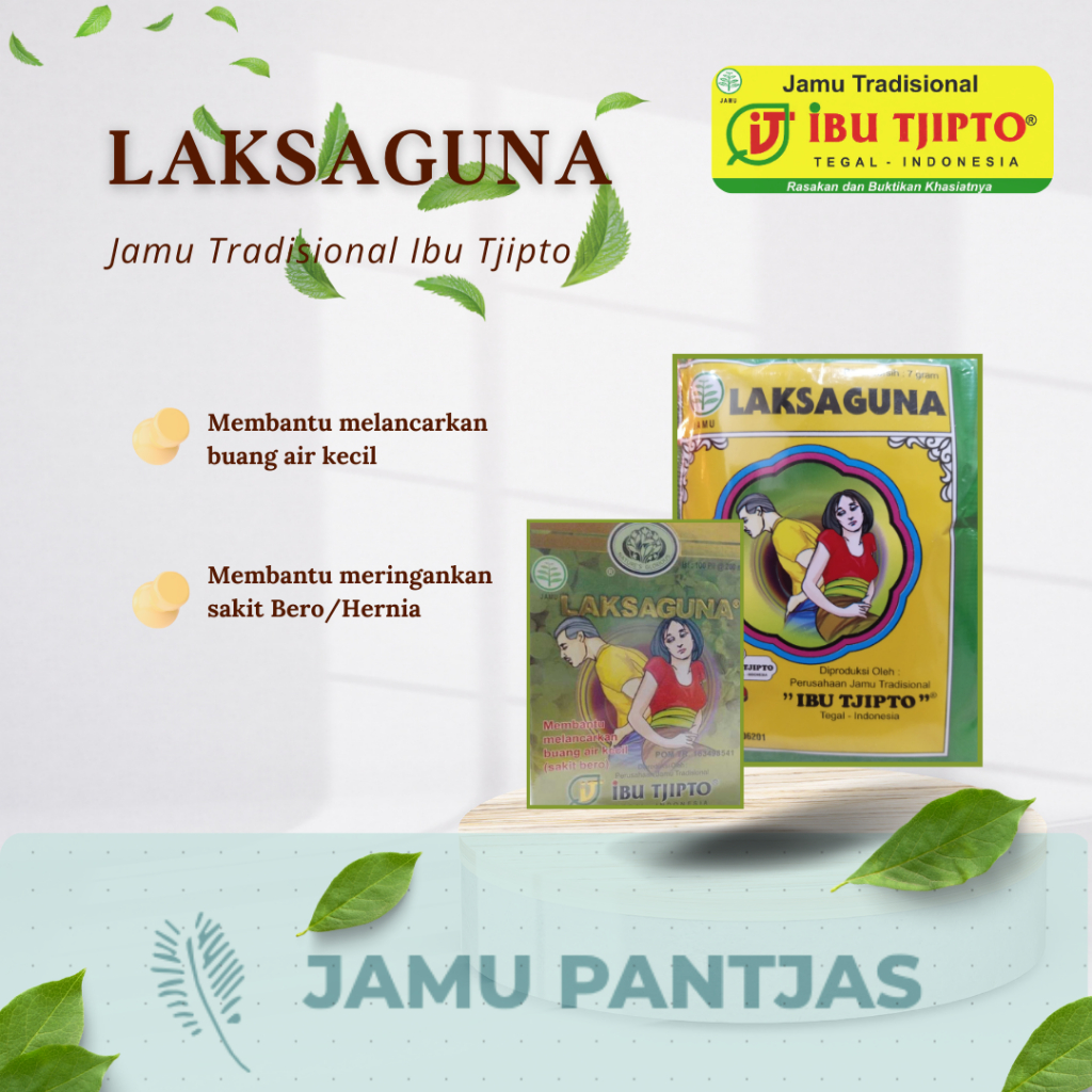 

JAMU LAKSAGUNA (TURUN BERO) ~ IBU TJIPTO KEMASAN SERBUK & PIL (@100 PIL)