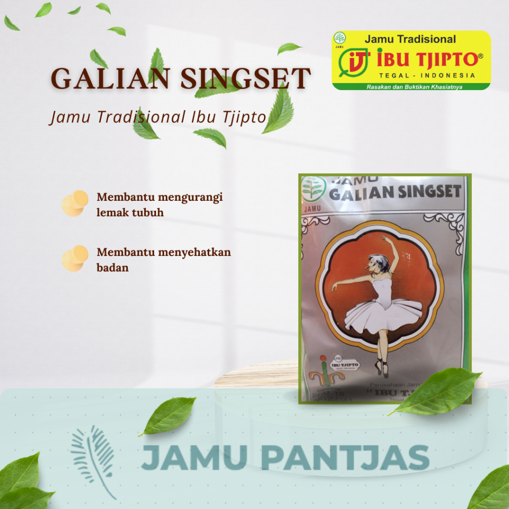 

JAMU GALIAN SINGSET (LANGSING) ~ IBU TJIPTO ISI 10 SACHET