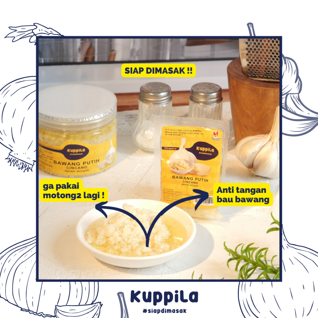 

kuppila bawang putih - pesanan kak Lidya