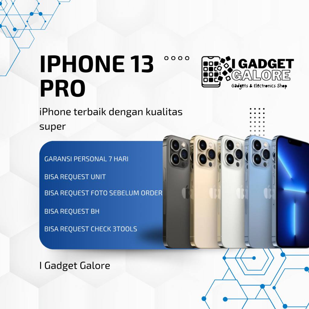 HP iPhone 13 Pro Second 128GB 256GB 512GB Second