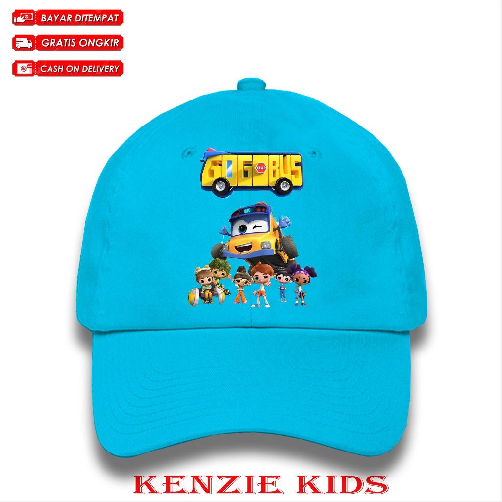 TOPI BASSEBALL ANAK MOTIF GOGOBUS