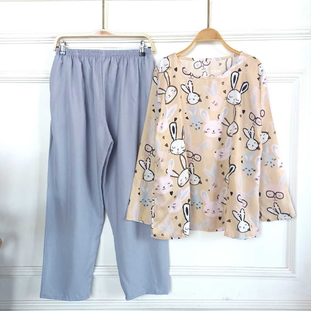 BABYDOLL MUSLIM PANJANG/BABYDOLL RAYON WANITA DEWASA