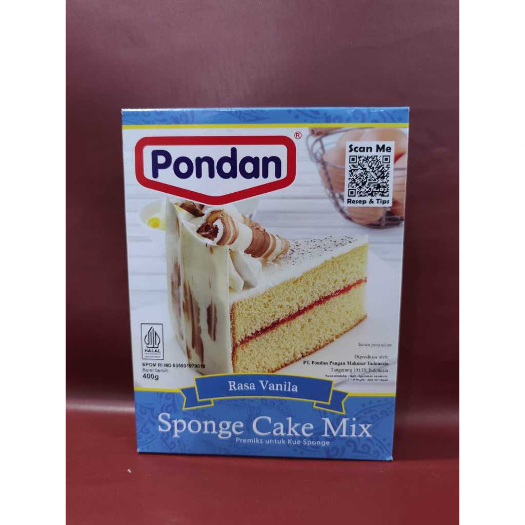 

Pondan Sponge Rasa Vanilla 400G