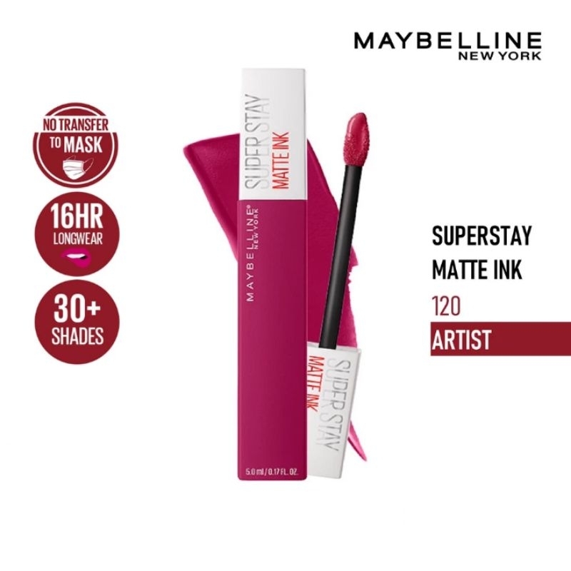 Maybelline Super Stay Matte Ink Liquid Lipstick – 120 Artist