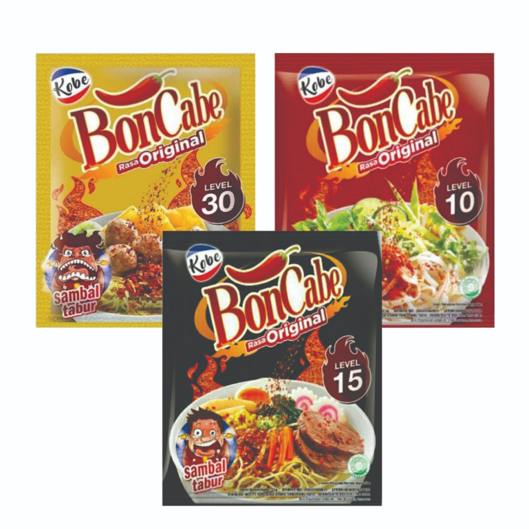 

Kobe Bon Cabe Sachet 4 - 6 gr Renceng isi 12 - banyak level