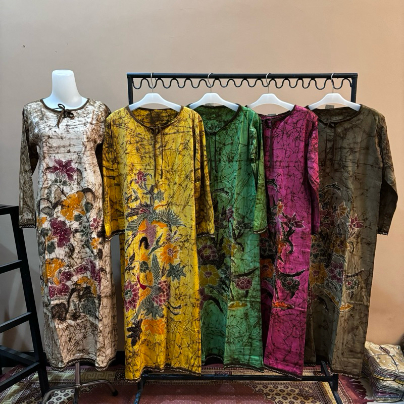 Longdress Jumbo Kaos Batik Tulis
