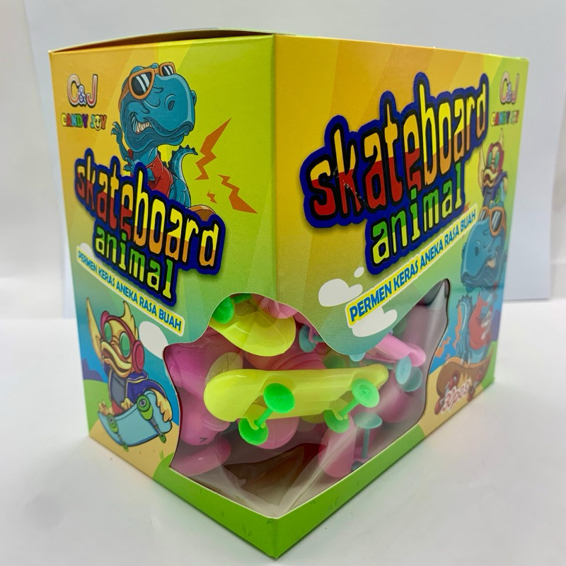 

Permen Skateboard Animal Candy Isi 30 pcs
