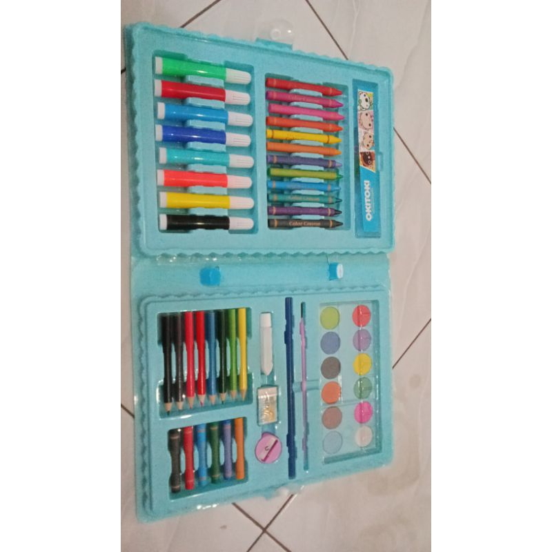

Crayon Set 68pcs / Krayon Mewarnai Anak 68pcs / Pensil Warna Set 68pcs