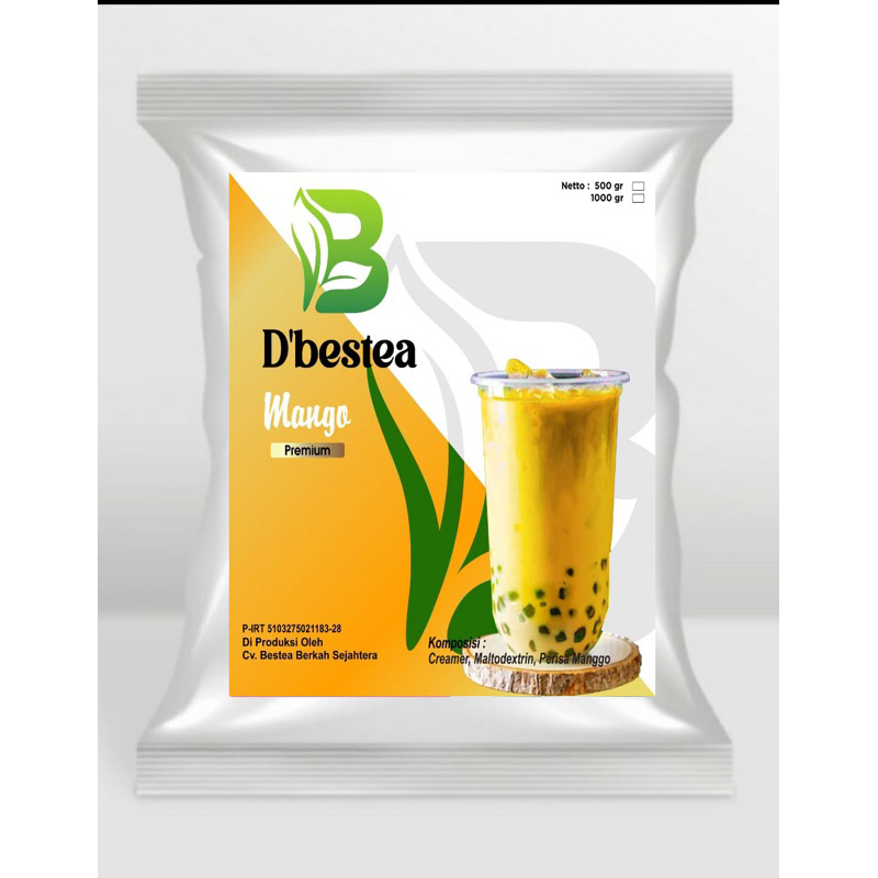 

Bubuk Minuman Rasa Mango Premium 1 kg Powder Drink