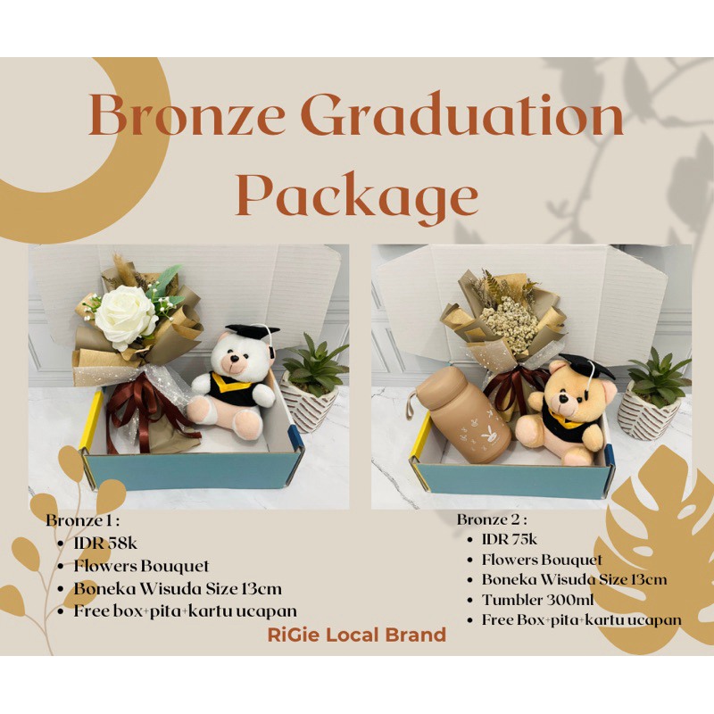 Bronze Graduation Gift Package | Gift Wisuda | Kado Wisuda | Hadiah Wisuda | Gift Graduation | Hampe