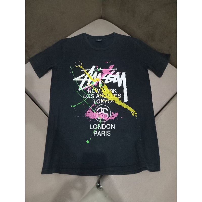 T shirt Stussy world tour original second