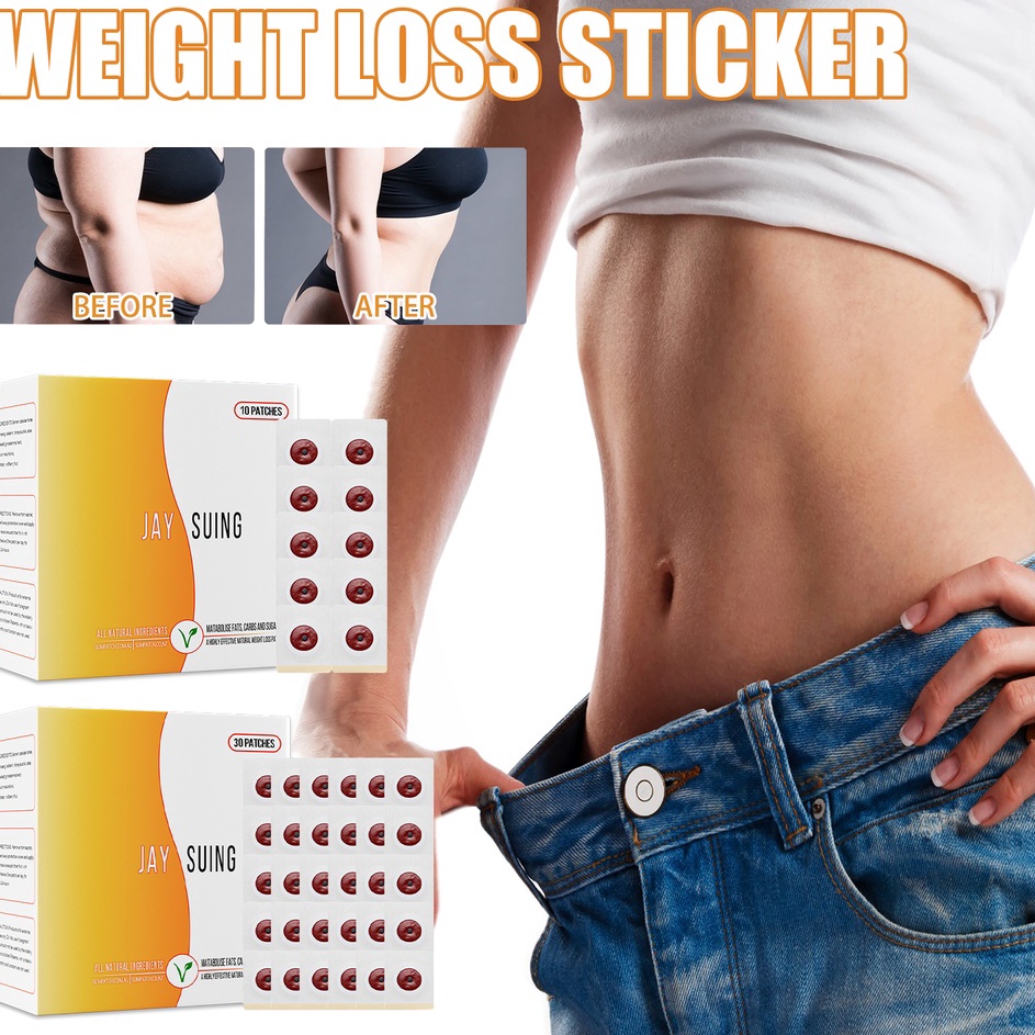 MEGA SALE 3Pcs Slim Patch Koyo Pelangsing Magnetic Pelangsing Badan Pembakar Lemak Navel Slimming De