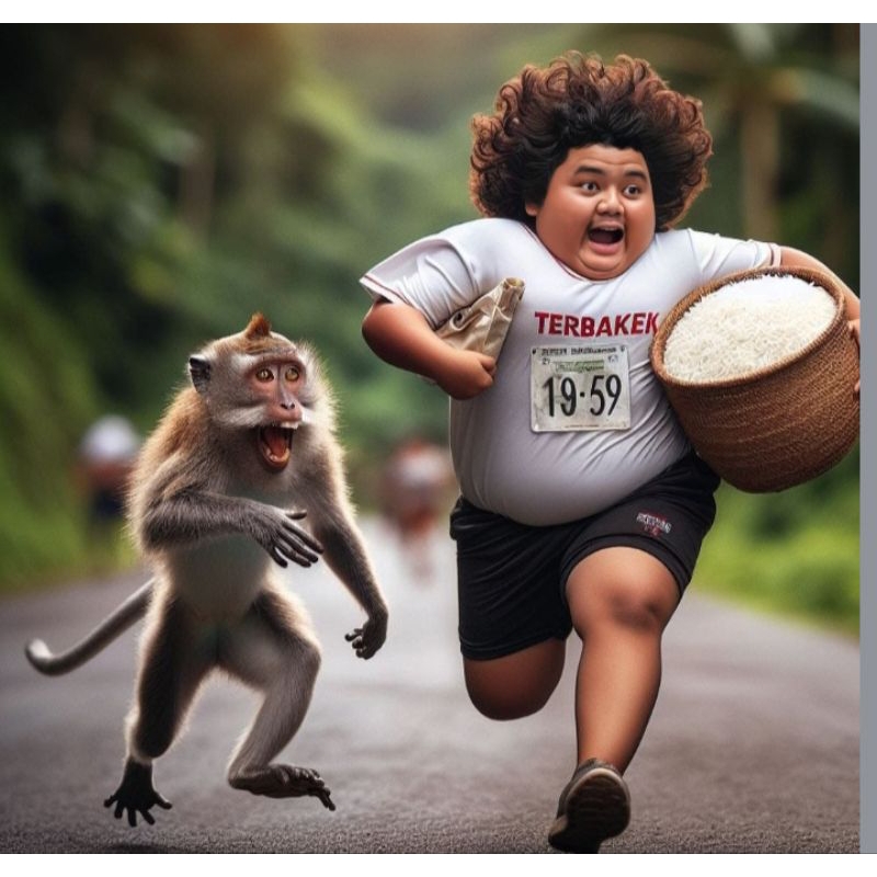 

gambar lucu menyelamatkan nasi