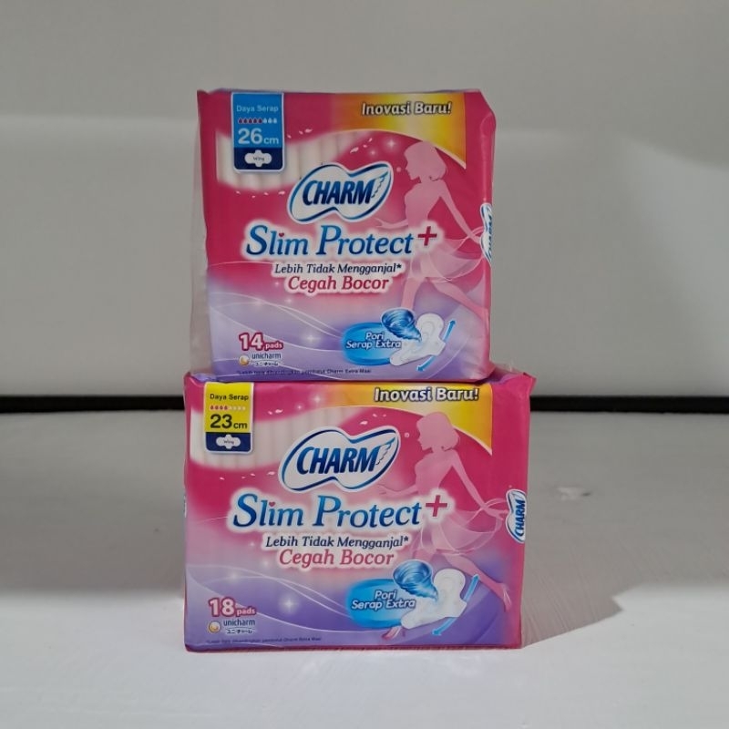 Charm Slim Protect+ 23cm 26cm 18s 14s