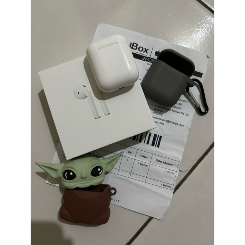 AIRPODS GEN 2 ORIGINAL SECOND GARANSI RESMI IBOX (GARANSI MASIH PANJANG)