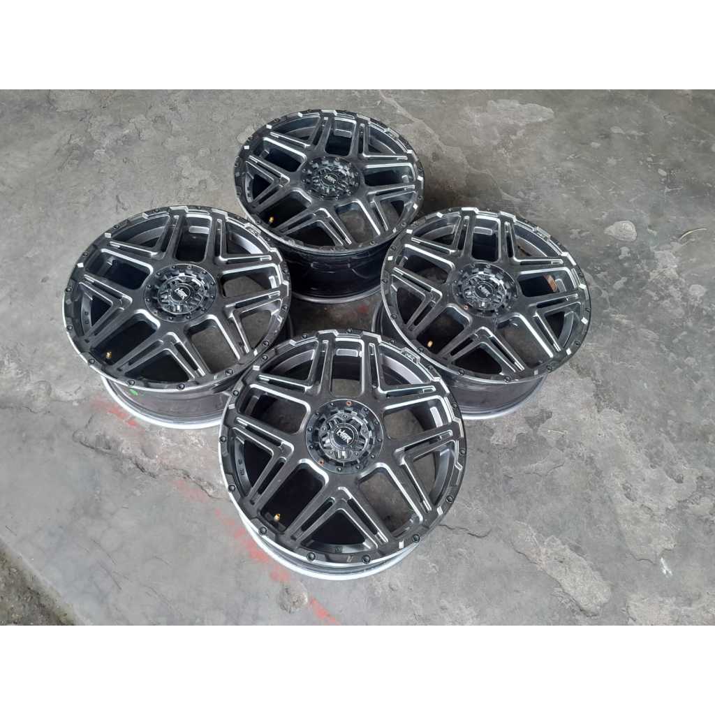 Velg bekas racing hsr konga ring 17 baut 4x100/114 pnp brio sigra avanza livina xenia kijang