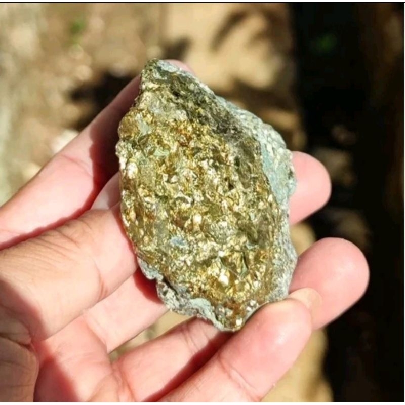 BATU NATURAL BADAR EMAS GOLD PYRITE