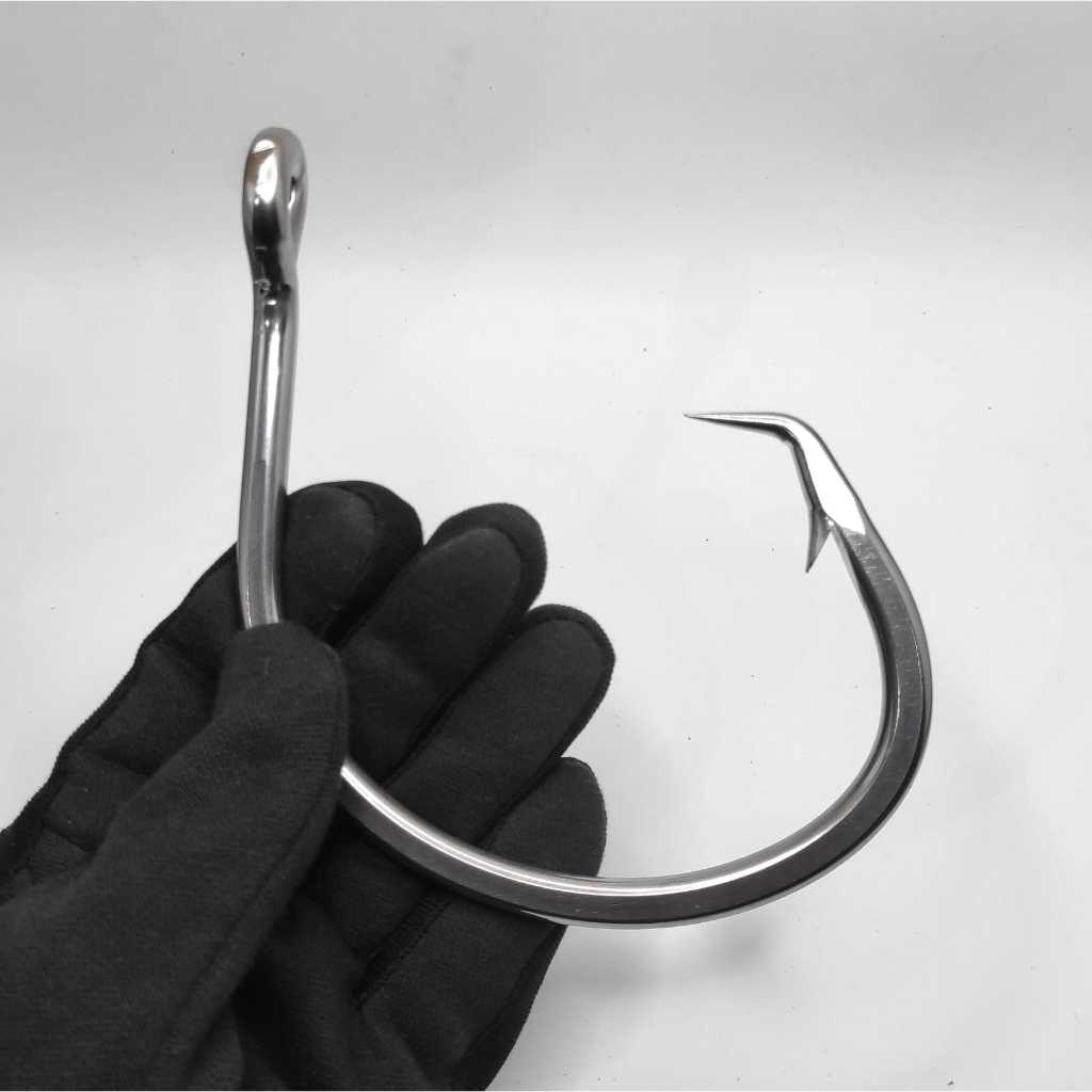 Circle Hook Jumbo Bahan Stainless Steel Anti Karat Mata Kail Pancing Untuk Memancing