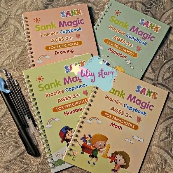 

BUKU AJAIB ANAK SANK MAGIC ( FREE 4 BUKU + 5 REFIL TINTA )