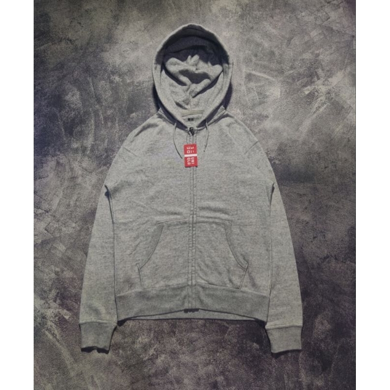 Hoodie Uniqlo Abu (Zipper)
