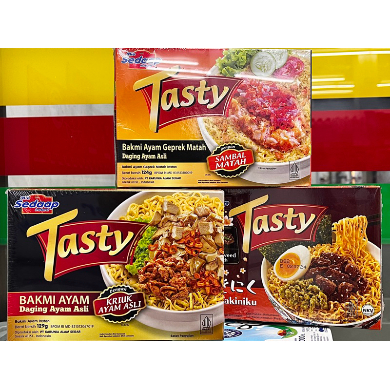 

MIE TASTY - BAKMI PREMIUM DENGAN DAGING ASLI - MIE SEDAP MANTAP