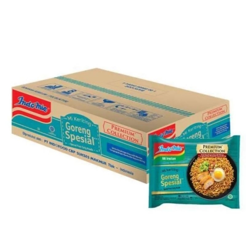 

1 Dus/20 Pcs Indomie Mie Keriting Rasa Goreng Spesial Premium Collection By Indofood ICBP Kemasan 90 Gram NYAstore