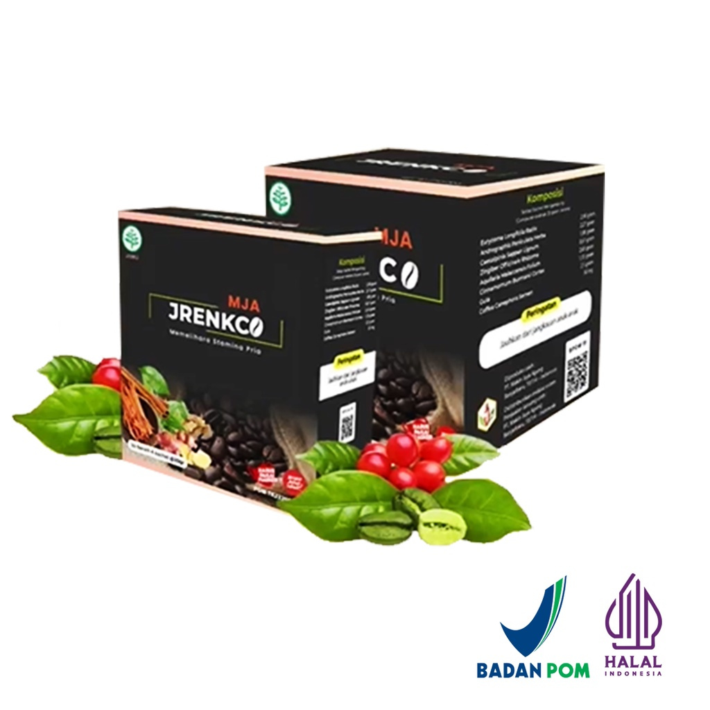 KOPI HITAM PENAMBAH STAMINA MJA JRENKCO untuk pria kuat perkasa setara Kopi Quantum 100
