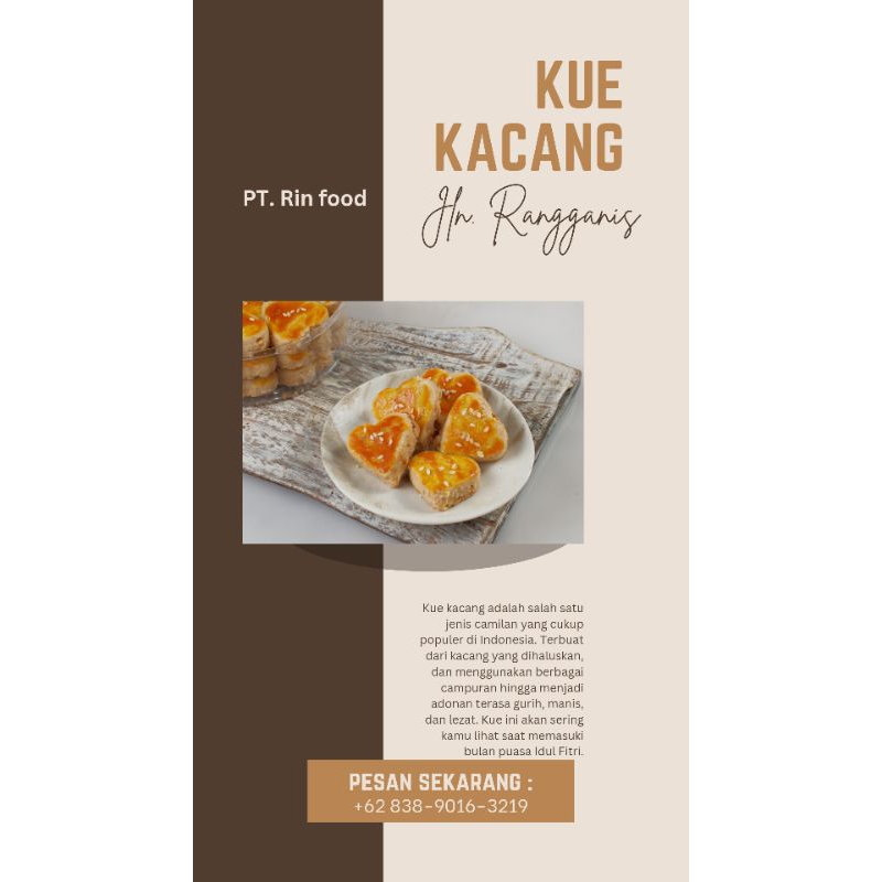 

KUE KACANG ASLI
