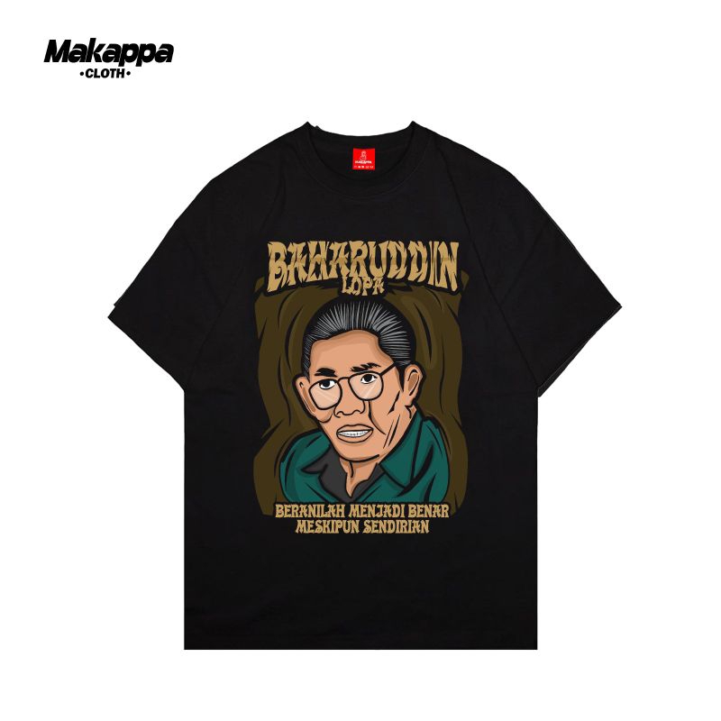 T-shirt BAHARUDDIN LOPA|Kaos Brand Lokal Original Premium|Kaos Pakaian Pria|Kaos Distro