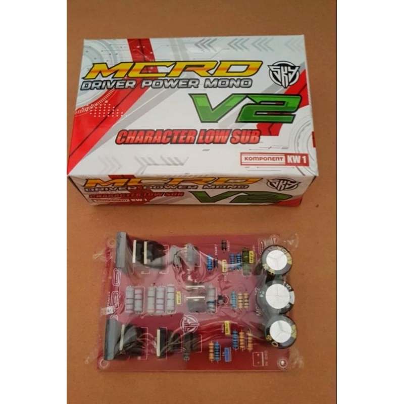 Kit Driver power amplifier mcrd v2
