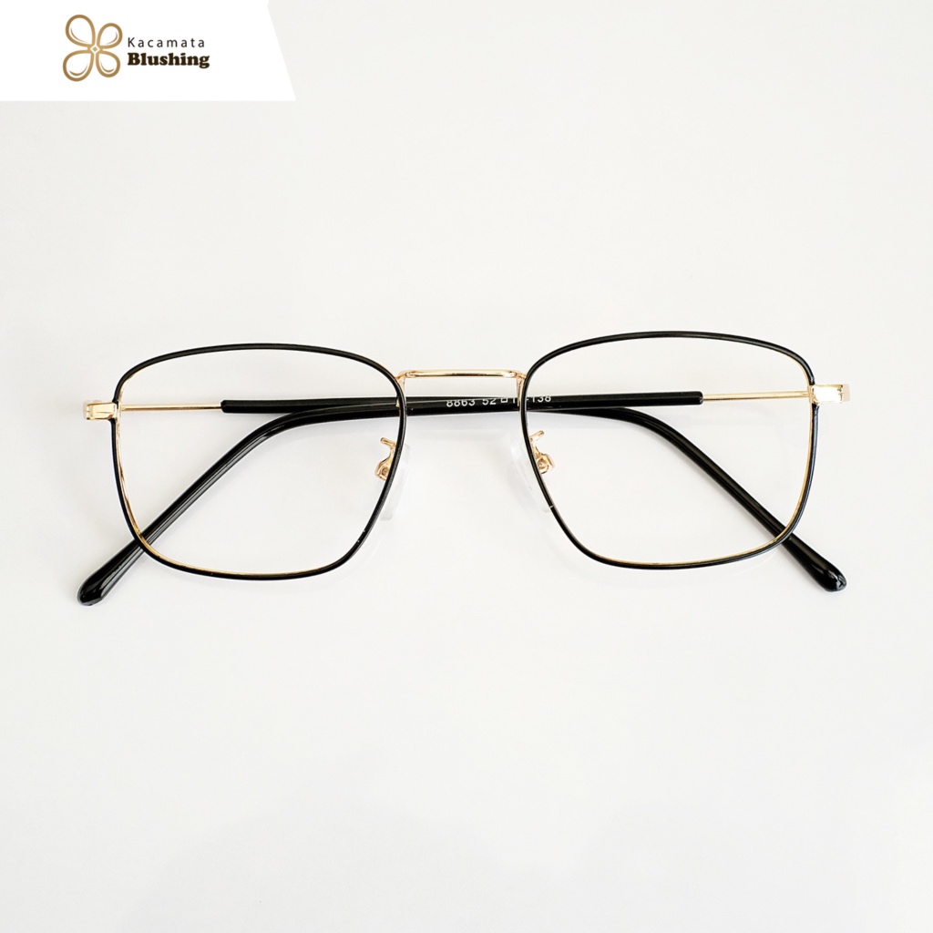 Kacamata Blushing - Frame Kacamata Athena Black gold