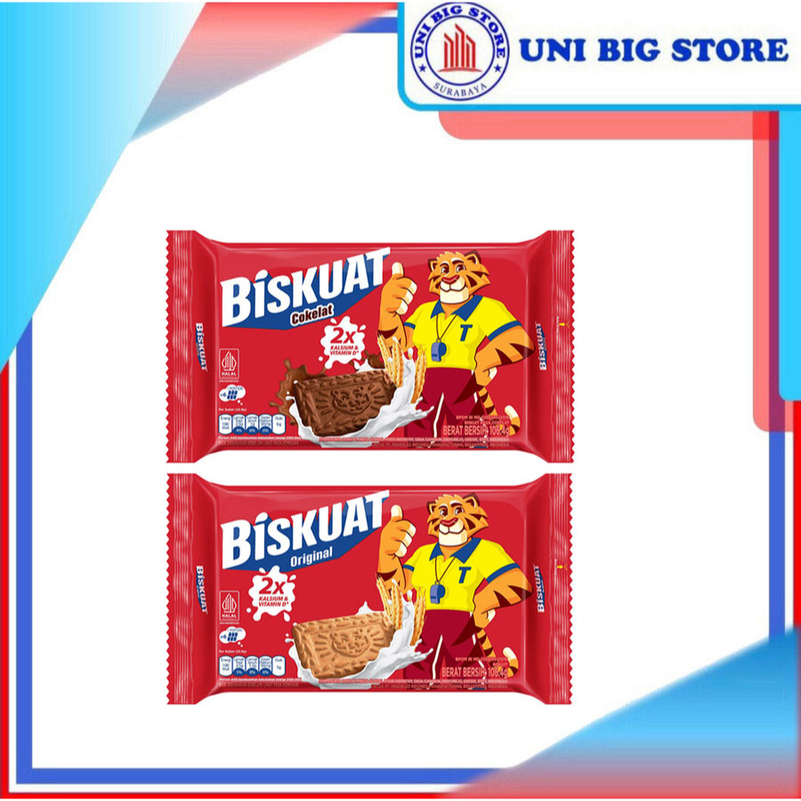 

Biskuat Energi Original - Chocolate 106 gr Biskuit Coklat