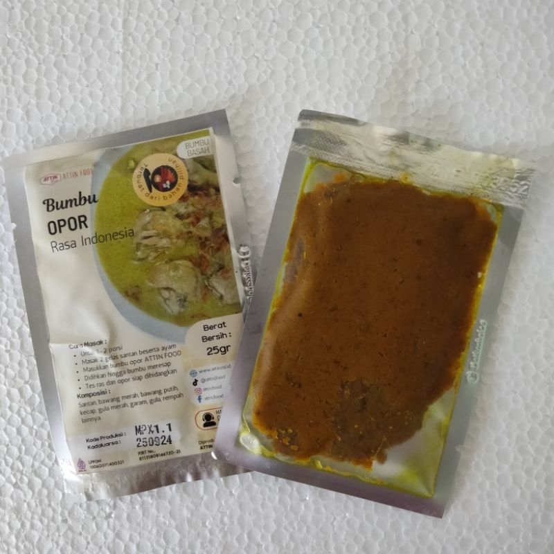 

Bumbu Opor Siap Pakai dari ATTIN (25gr)