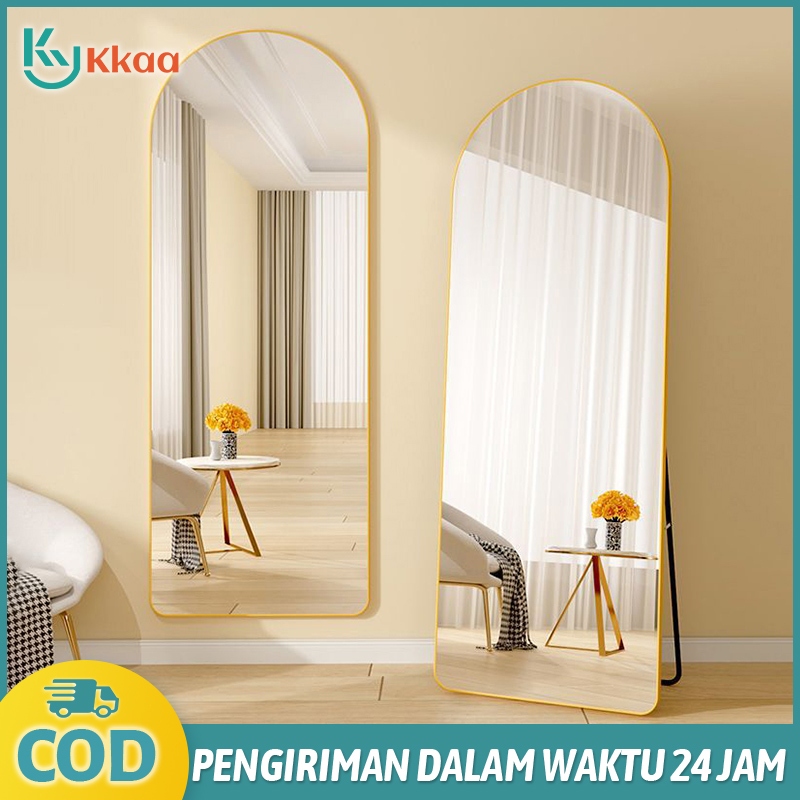 Standing Mirror Oval Full Body / Cermin Kaca Termurah Standing Mirror Cermin Full Body Cermin Rias A