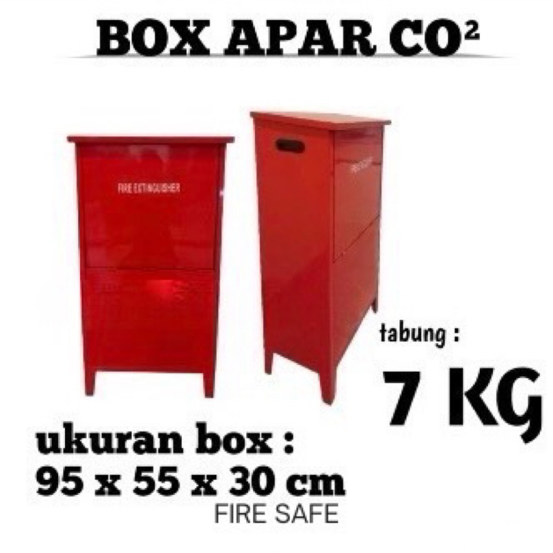 BOX APAR CO2 7KG / Tempat Tabung Pemadam CO2