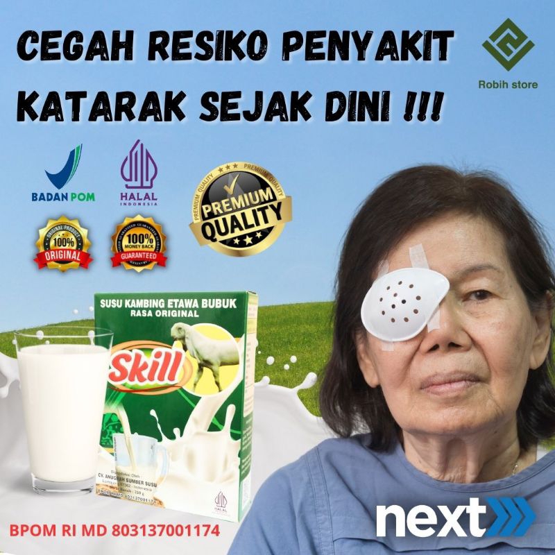 

CEGAH KATARAK DENGAN MINUM SUSU KAMBING ETAWA SKILL 100% ORIGINAL