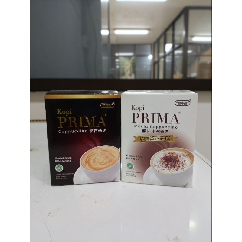 

Kopi Prima 3in1 | 2 Varian Hitam Putih